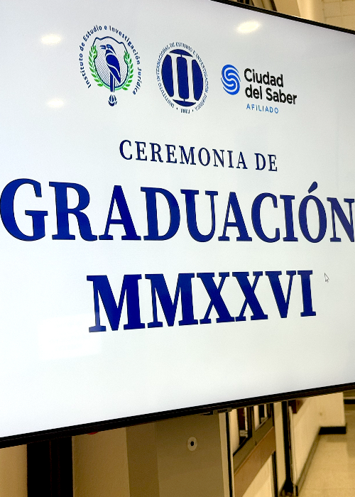 Invitación a graduación en INEJ